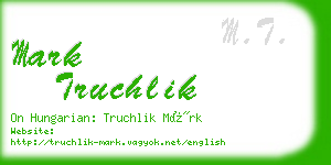 mark truchlik business card